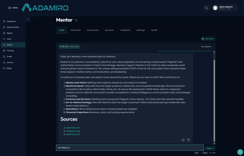 Adamiro Mentor